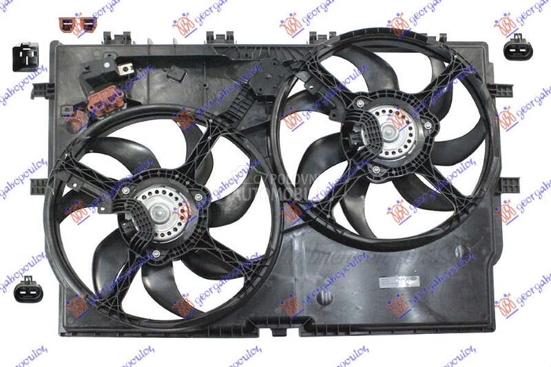 VENTILATOR (DUPLI) KOMPLET... za Citroen Ostalo od 2006. do 2014. god.