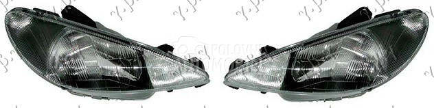 FAR (SET) (TUNING) 98-09 za Peugeot 206 od 1998. do 2009. god.