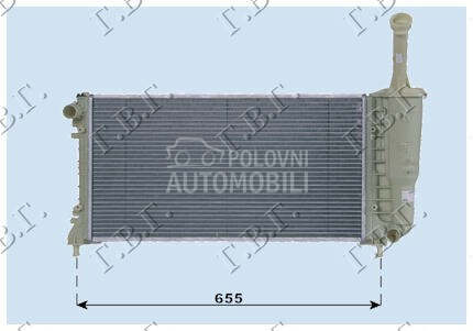 HLADNJAK MOTORA 1.4CC 16V (... za Lancia Musa