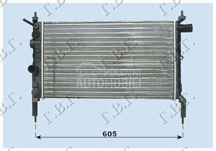 HLADNJAK MOTORA 1.4/1.6 (52... za Opel Astra, Astra F od 1995. do 1998. god.