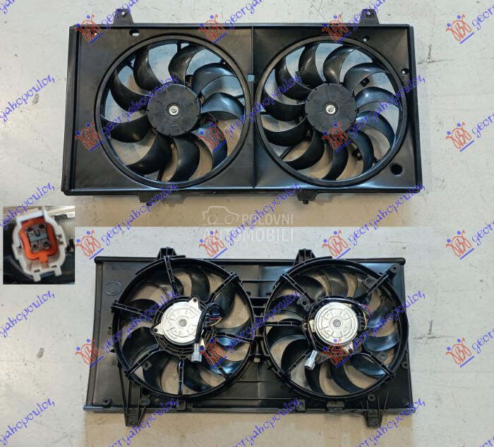 VENTILATOR (DUPLI) KOMPLET... za Mazda 6 od 2008. do 2013. god.