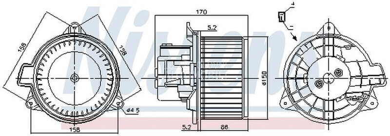 Ventilator Kabine za Audi  od 2001. do 2008. god. - 46723433