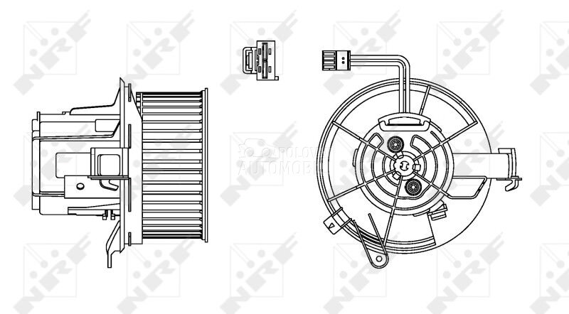 Ventilator Kabine za Audi  od 2011. do 2017. god. - 2128200708