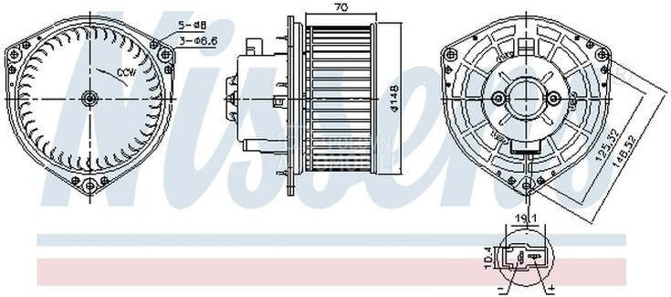 Ventilator Kabine za Chevrolet Aveo od 2005. do 2013. god.