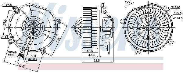 Ventilator Kabine za Mercedes Benz E Klasa od 2009. do 2016. god.
