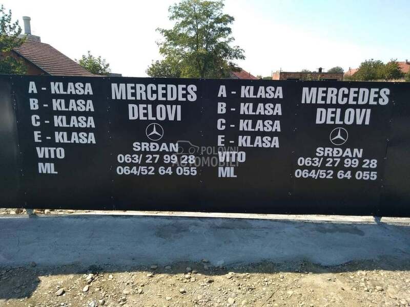 Hladnjak vode klume za Mercedes Benz A Klasa, B Klasa, C Klasa ... od 2000. do 2016. god.
