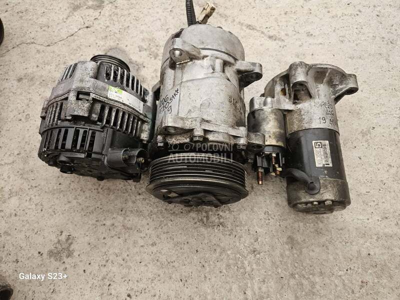 KOMPRESOR ANLASER ALTERNATOR za Peugeot 206
