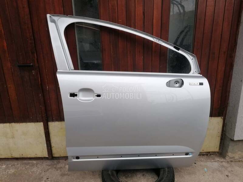 Prednja desna vrata, siva, za Peugeot 3008, 5008 od 2008. do 2016. god.