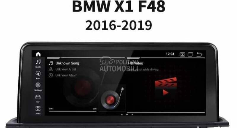 Android Radio Multimedija Mape za BMW X1, X2