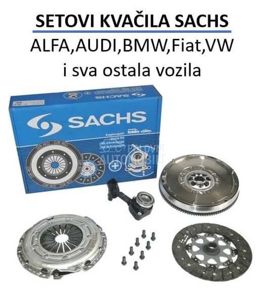 Setovi kvačila i zamajci za Dacia Logan, Sandero, Duster ...