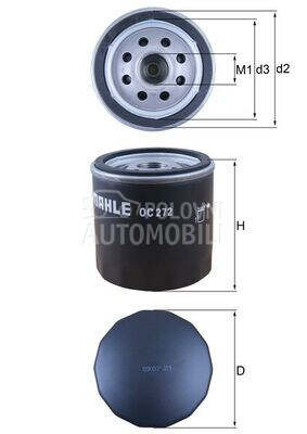 Filter ulja za Lancia Ypsilon od 1995. do 2003. god.