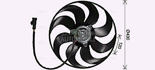 Ventilator motora visko za Opel Astra od 2021. do 2023. god.