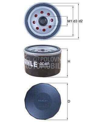Filter ulja za Renault R 19 od 1992. do 1996. god.