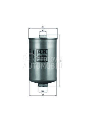 Filter goriva za Saab 9-5 od 1997. do 2009. god.