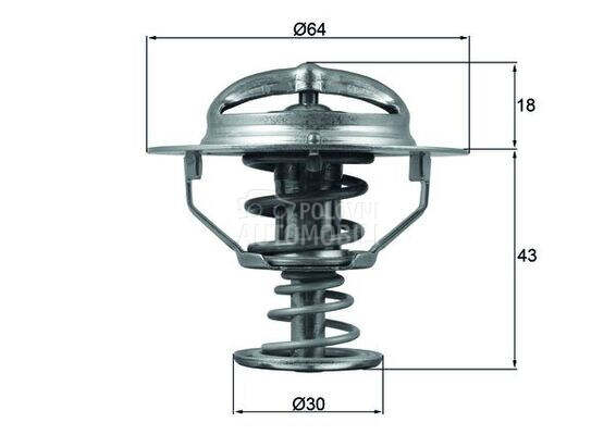 Termostat za Hyundai Trajet od 2000. do 2008. god. - MD194988