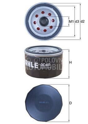 Filter ulja za Audi Coupe od 1993. do 1996. god. - 73500506