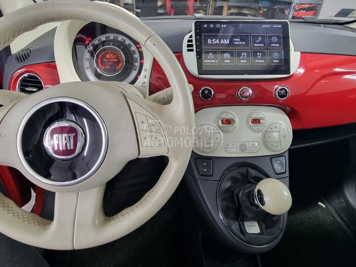 Android Radio Multimedija Mape za Fiat 500