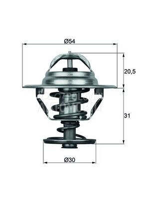 Termostat za Saab 9-3 od 1998. do 2003. god. - ERR2803