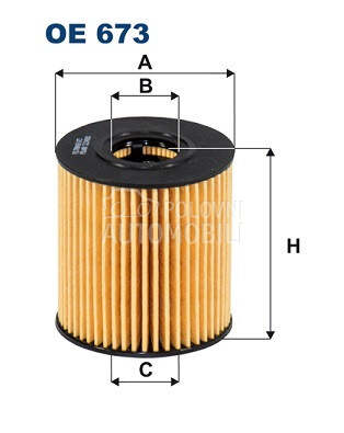 Filter ulja za Peugeot 2008 od 2013. do 2019. god. - 11 42 7 557 012