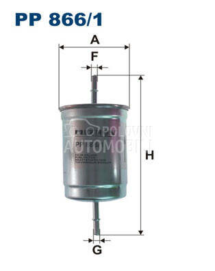 Filter goriva za Mitsubishi Carisma od 1995. do 2006. god.
