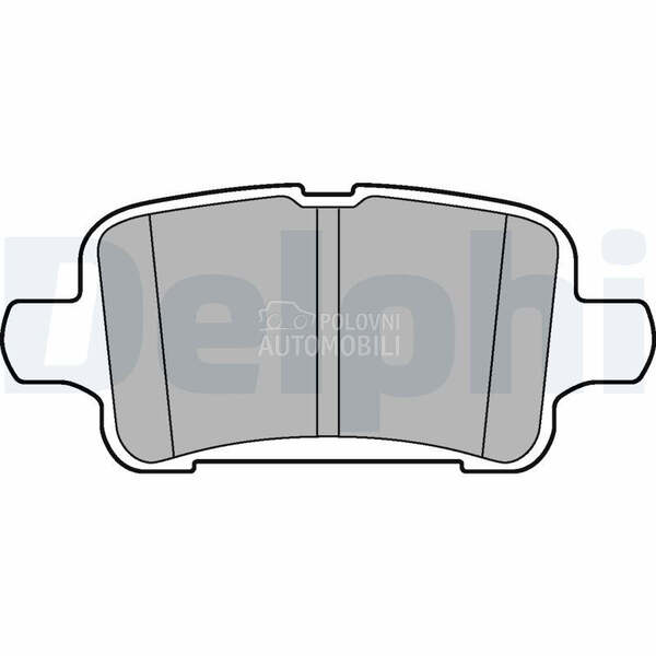 Kocione plocice DELPHI za Opel Insignia od 2017. do 2018. god.