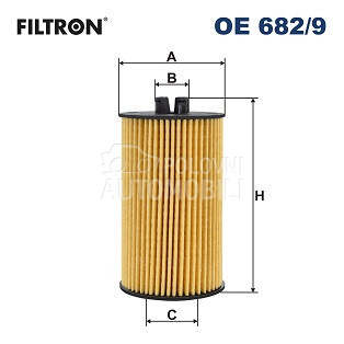 Filter ulja za Opel Insignia od 2008. do 2017. god.