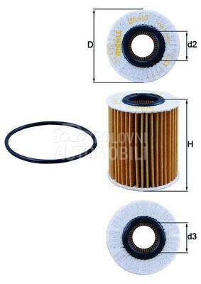 Filter ulja za Toyota Land Cruiser od 2002. do 2010. god.