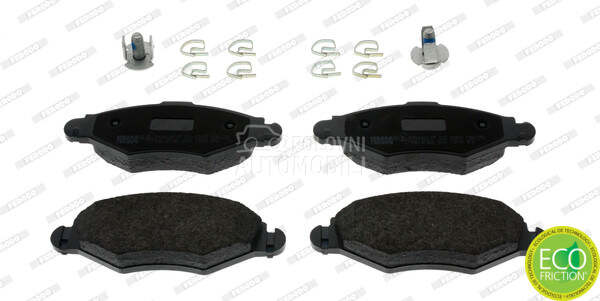 Kocione Plocice FERODO za Peugeot 206 od 2001. do 2009. god.