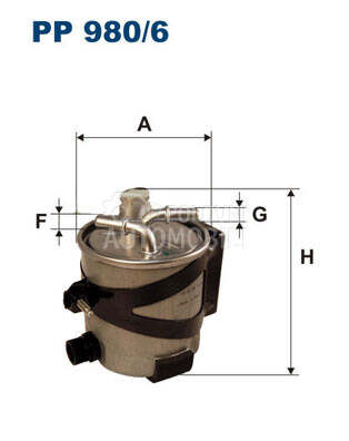 Filter goriva za Dacia Logan od 2007. do 2013. god. - 7701062436