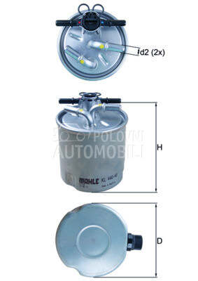 Filter goriva za Nissan Murano od 2008. do 2014. god.