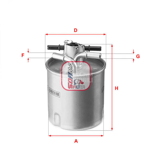 Filter goriva za Renault Koleos od 2008. do 2013. god.