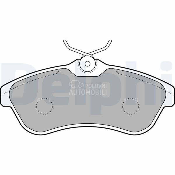 Kocione plocice za Renault C2 od 2003. do 2009. god.