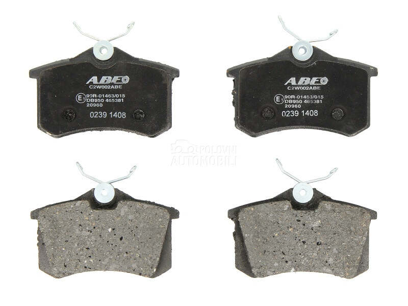 Kocione plocice ABE za Audi A1 od 2011. do 2018. god.