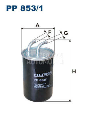 Filter goriva za Mitsubishi Outlander od 2006. do 2012. god.