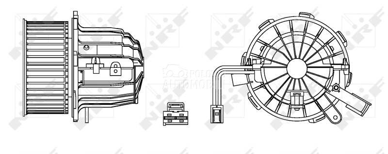 Ventilator Kabine za Audi Q5 od 2008. do 2013. god.