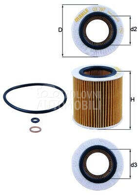Filter ulja za BMW Serija 5 od 2001. do 2010. god.