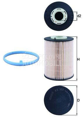 Filter goriva za Volvo XC60 od 2008. do 2017. god.