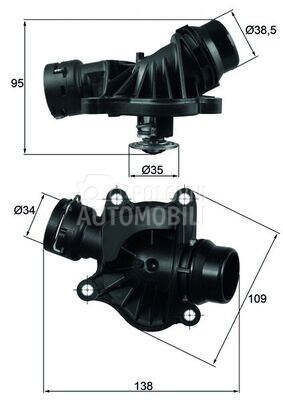Termostat za BMW Serija 5 od 2001. do 2010. god.