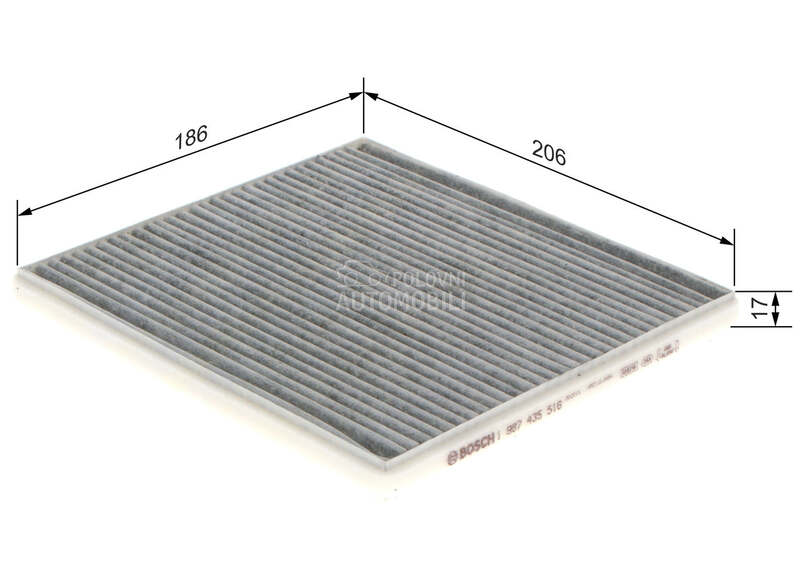 Filter kabine za Toyota RAV 4 od 2000. do 2005. god.