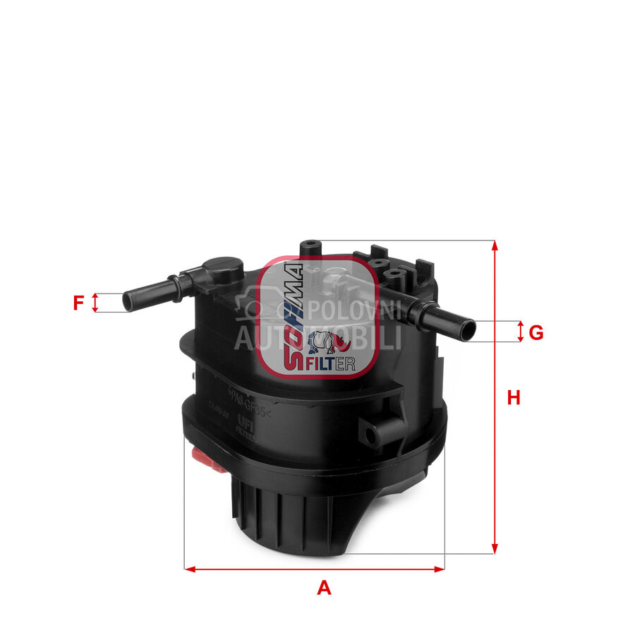 Filter goriva za Renault  od 2002. do 2012. god. - 190199