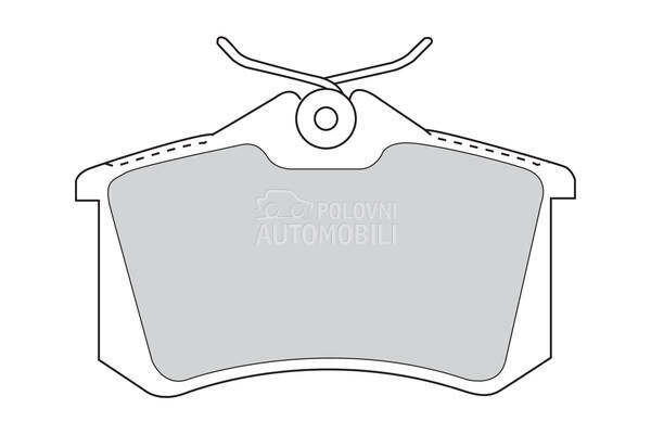 Kocione Plocice FERODO za Seat Toledo od 2000. do 2002. god.
