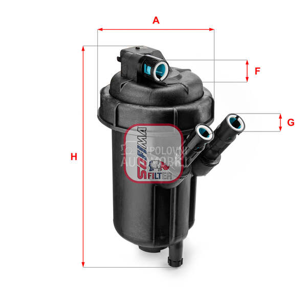 Filter goriva za Suzuki Wagon R+ od 2000. do 2008. god.