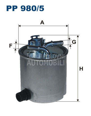 Filter goriva za Dacia Logan od 2004. do 2012. god.