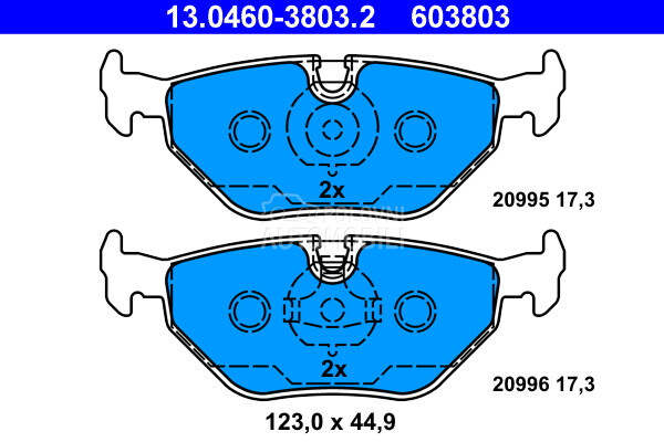 Kocione plocice za BMW 320 od 1997. do 2005. god.