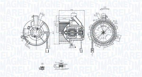 Ventilator Kabine za Mercedes Benz CLS Klasa od 2012. do 2017. god.