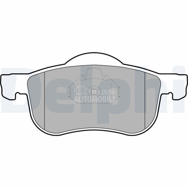 Kocione plocice za Volvo S60 od 2000. do 2010. god.