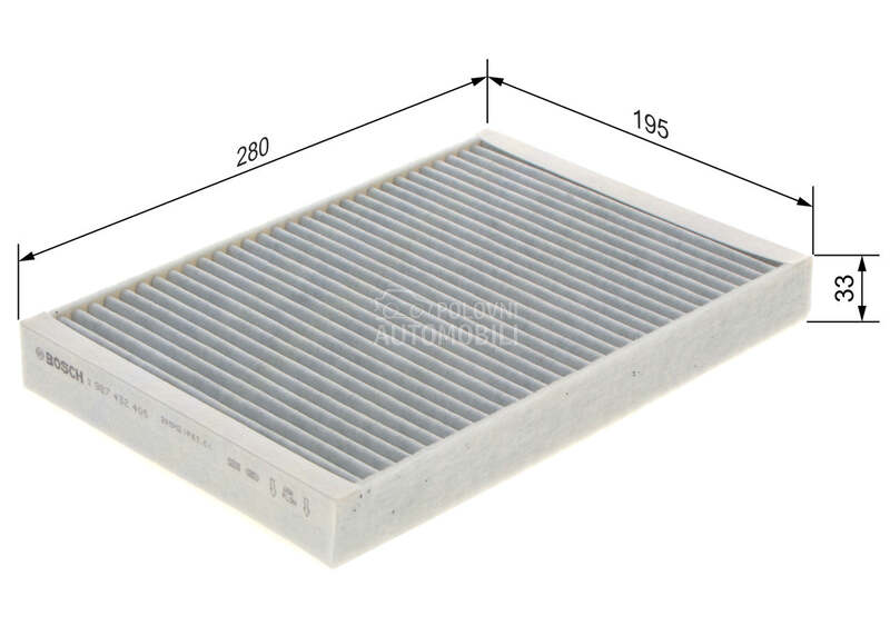 Filter kabine za Volvo S60 od 2010. do 2018. god.