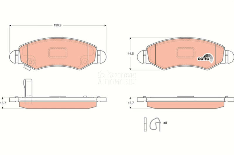 Kocione plocice za Suzuki Ignis za 2003. god.