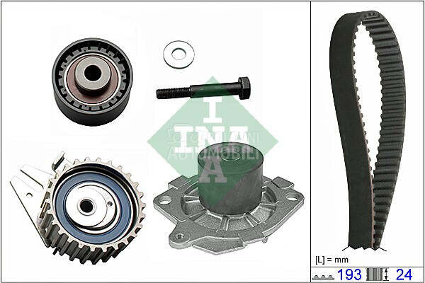 Komplet zupcastog kaisa za Fiat Marea od 1996. do 2003. god.
