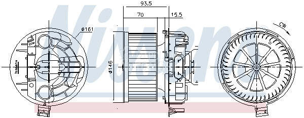 Ventilator Kabine za Renault Megane od 2003. do 2010. god.